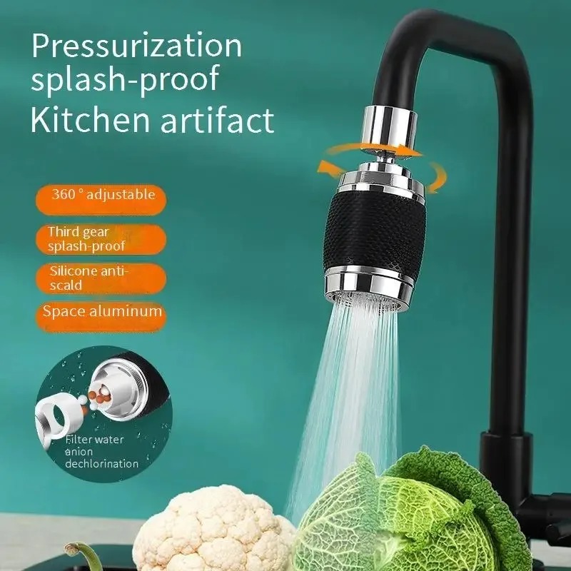Silicone Tap Washer - Extensor Universal para Torneira de Cozinha