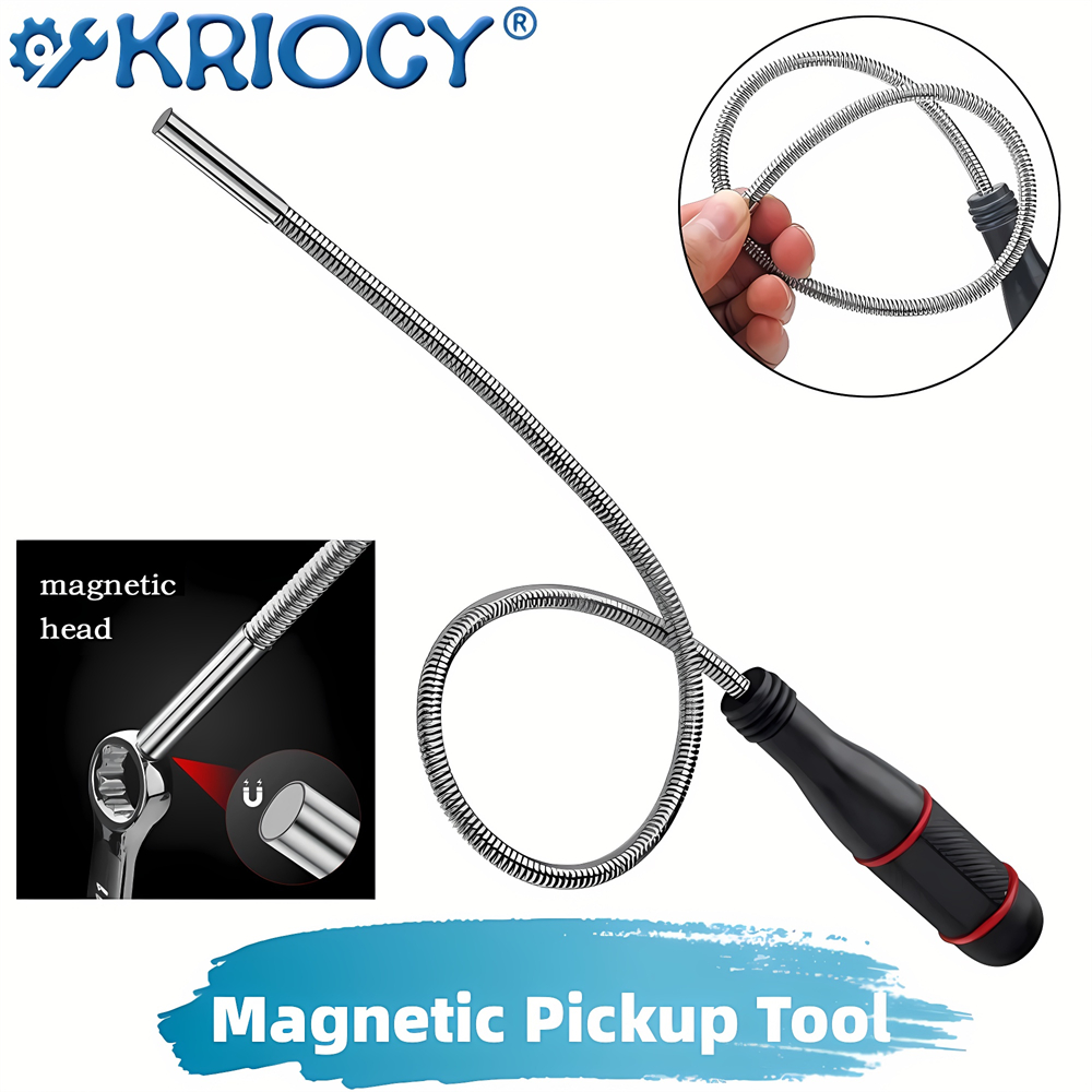 Drain Snake Flexible - Ferramenta de captação magnética flexível, barra