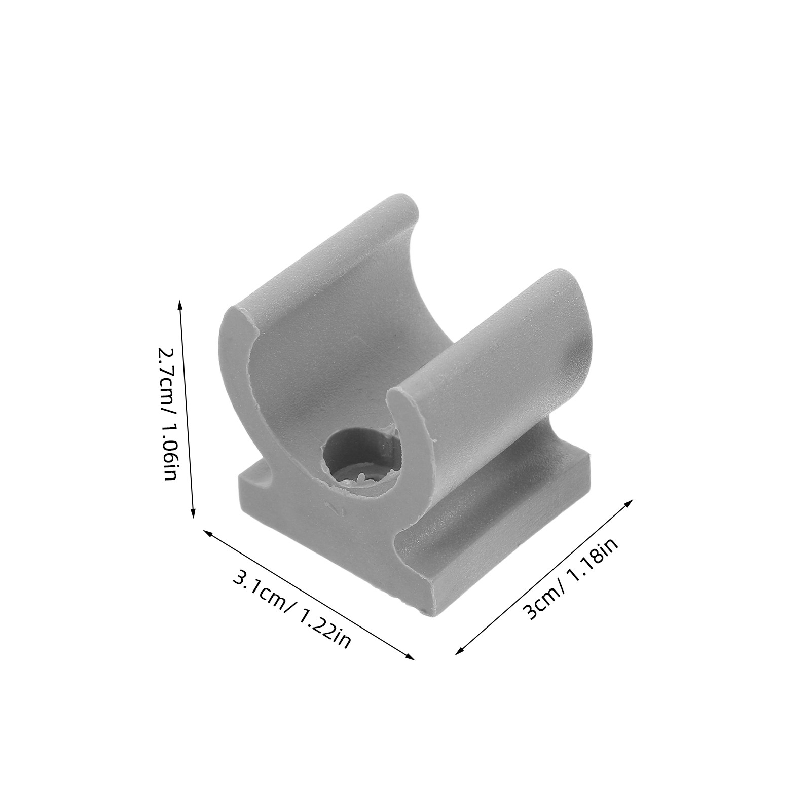 24 Peças de Grampos de Tubo Pl - Plastic Pipe Clip avaliação e preço