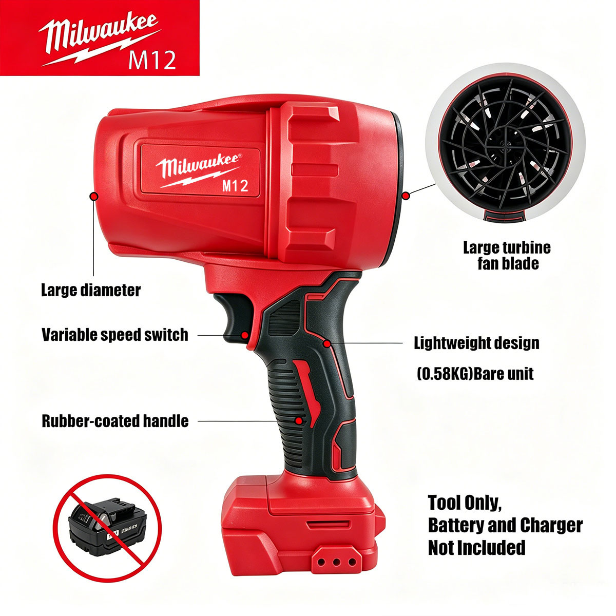 Soprador sem fio Milwaukee M12 - Milwaukee Drill M12 Fuel avaliação e preço
