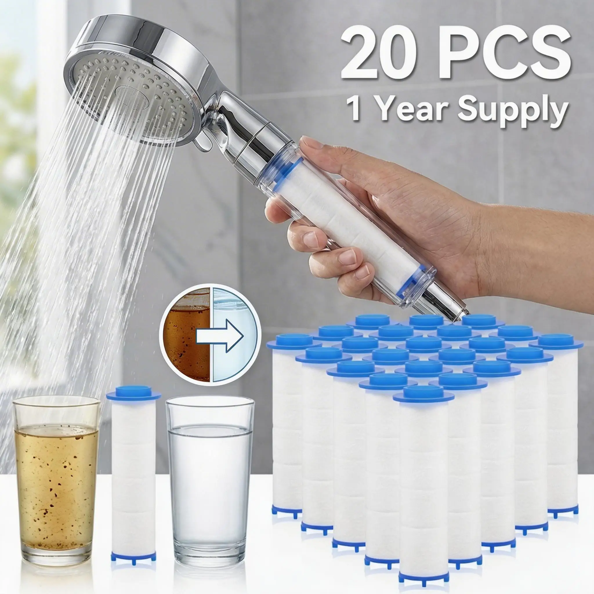 Filtro de algodão PP para chuv - Shower Valve Cartridge avaliação e preço